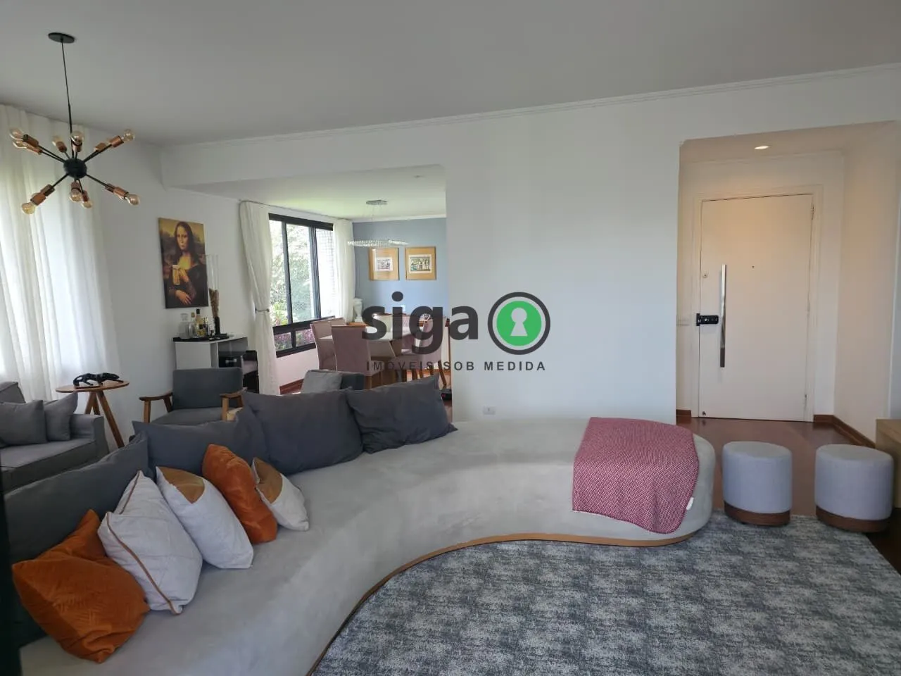 Imagem Apartamento com 3 quartos a Venda - Panamby -190m² - 4 vagas