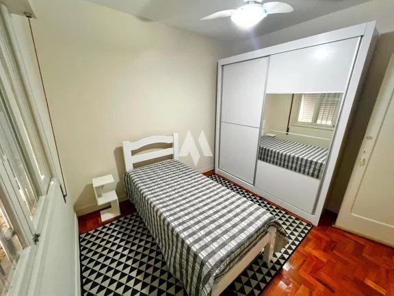 Imagem Apartamento com varanda e de frente no gonzaga - 03 dormitórios