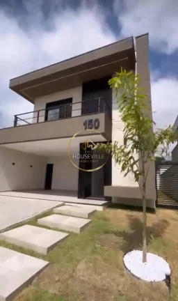 Imagem Casa nova, 3 Dorms, 1 Suíte, Closet, Piscina, Condomínio Fogaça, Jacareí.