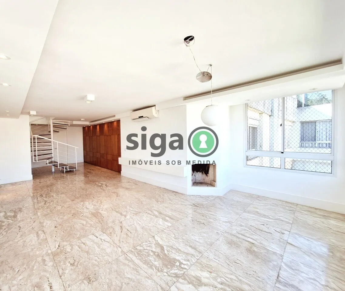 Imagem Cobertura com 3 Quartos, 3 vagas, 266m2, à venda e locação no Panamby