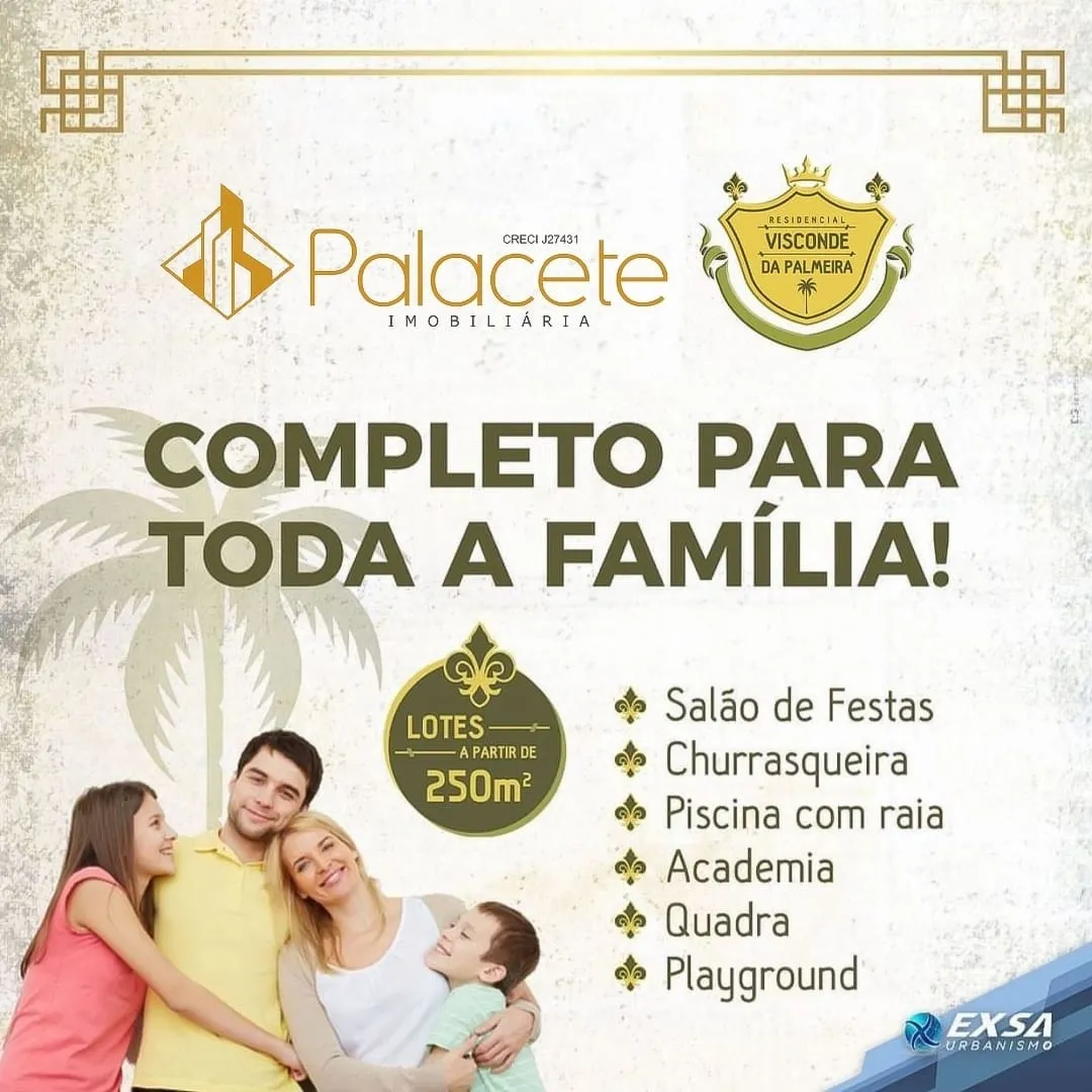 Imagem Terreno à venda 250M², Crispim, Pindamonhangaba - SP | LOTEAMENTO FECHADO VISCONDE DA PALMEIRA