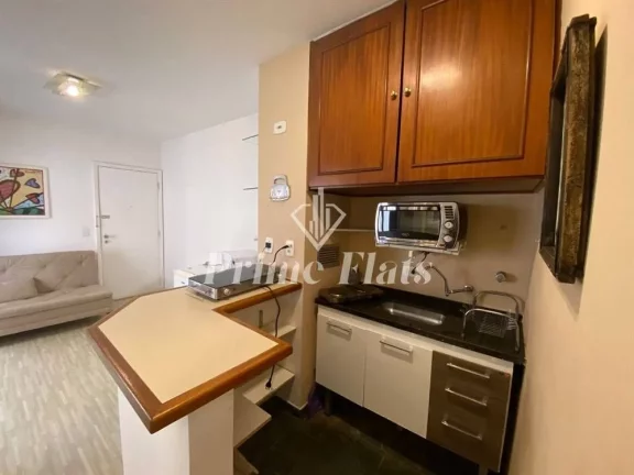 Imagem Flat disponível para locação no Personal Flat, com 40m², 1 dormitório e 1 vaga