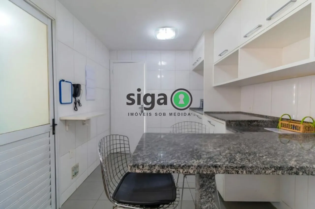 Imagem Apartamento no Brooklin com 125m², 3 dormitórios, 2 suítes, 3 vagas e lazer completo