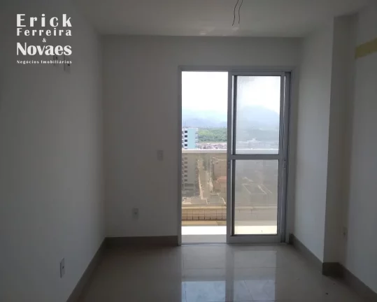 Imagem Belíssimo 2 quartos sendo uma suíte com varanda linda vista para o mar área de lazer piscina sauna e área gourmet com churrasqueira