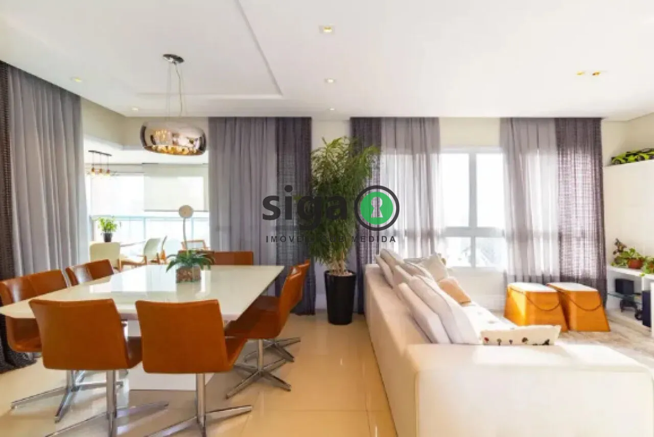 Foto do imóvel Apartamento à venda e locação, MOBILIADO, com 184m², 3 quartos e 3 vagas no Morumbi
