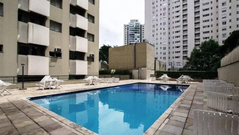 Imagem Flat disponível para venda no Condomínio Moema Top Life, com 32m², 1 dormitório e 1 vaga de garagem