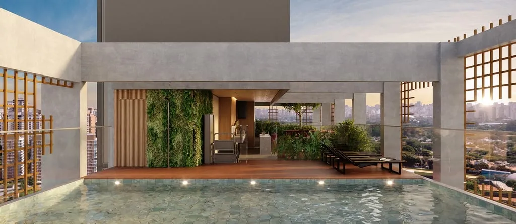 Imagem Com um estilo contemporâneo, sofisticado e inspirador, o Hive Ibirapuera oferece 42 residências ex...