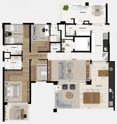 Imagem Apartamento com 3 Quartos à Venda, 172 m² em Indianópolis - São Paulo