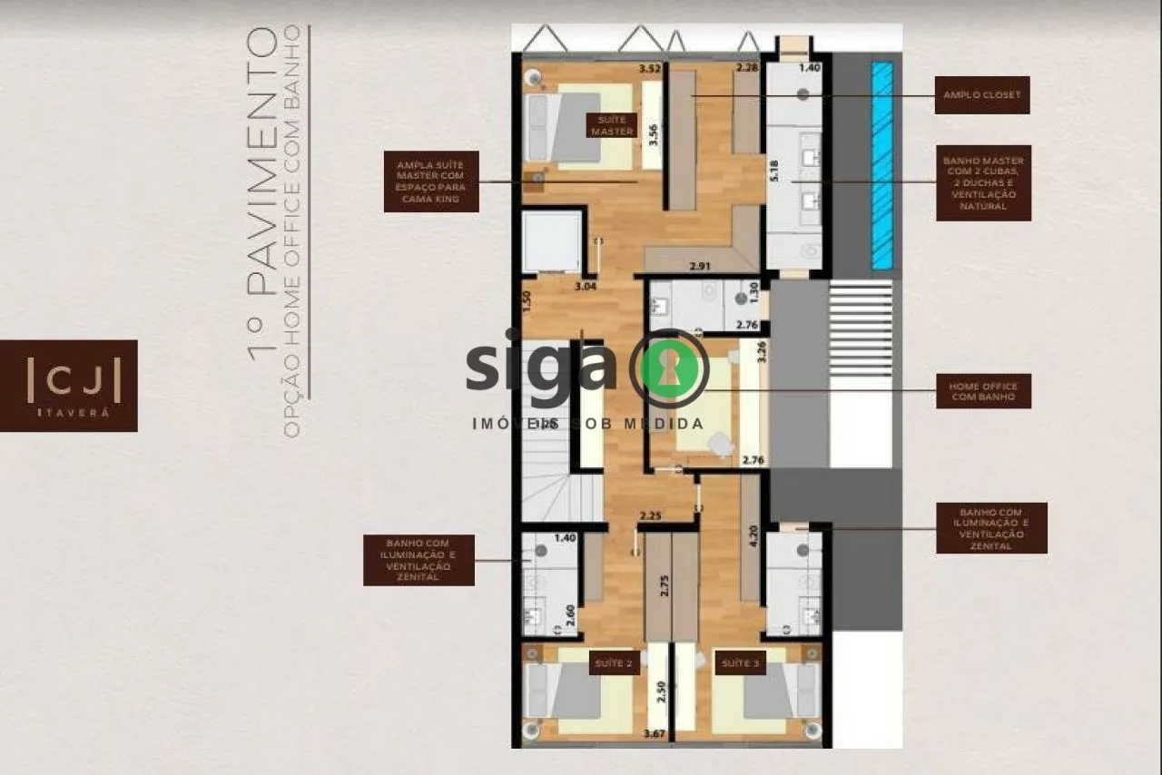 Imagem Casa em Condomínio para venda na Cidade Jardim 04 suítes, São Paulo - SP