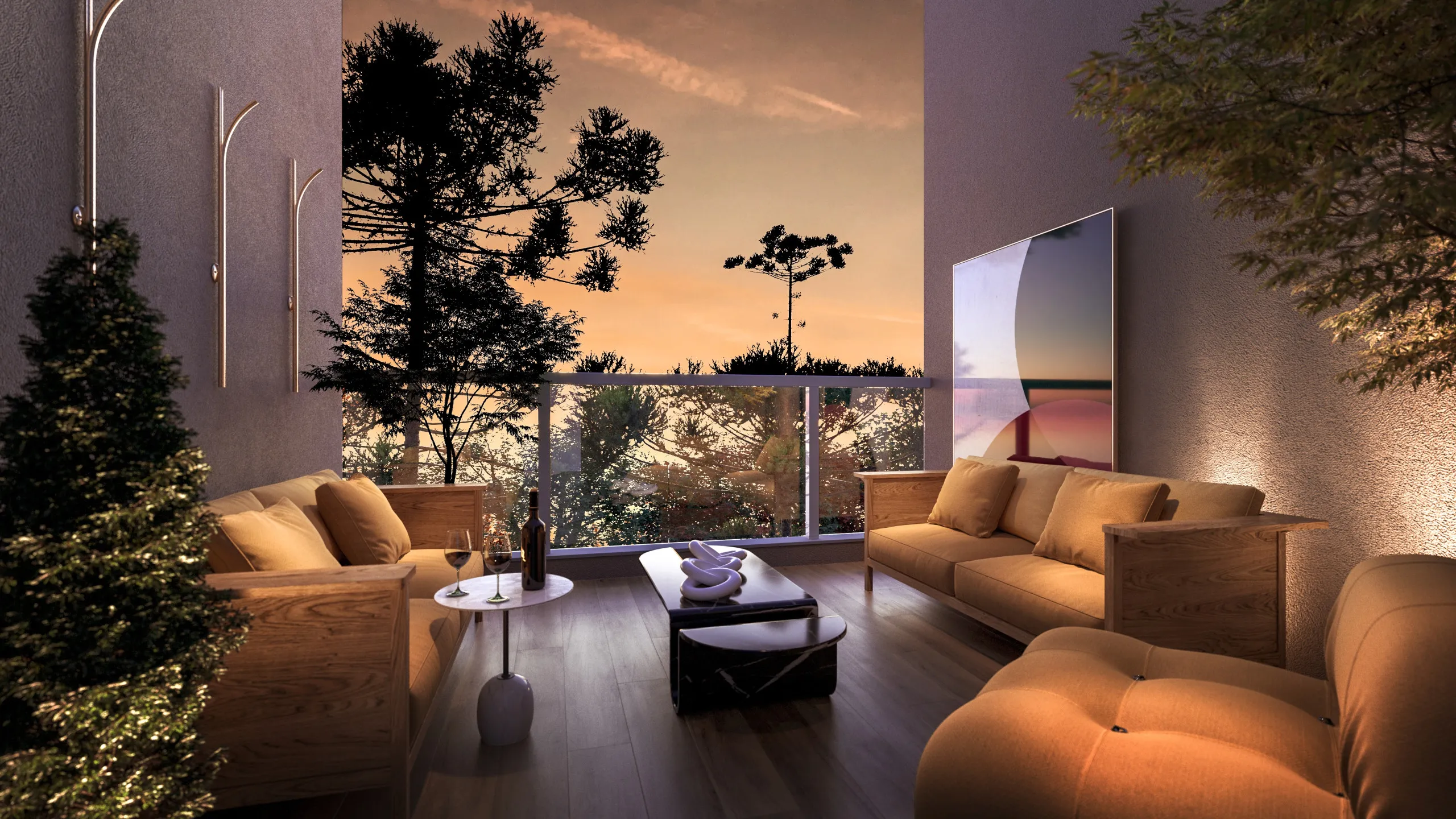 Imagem Apartamento à venda em Gramado, Floresta, com 2 quartos, 74.09m2