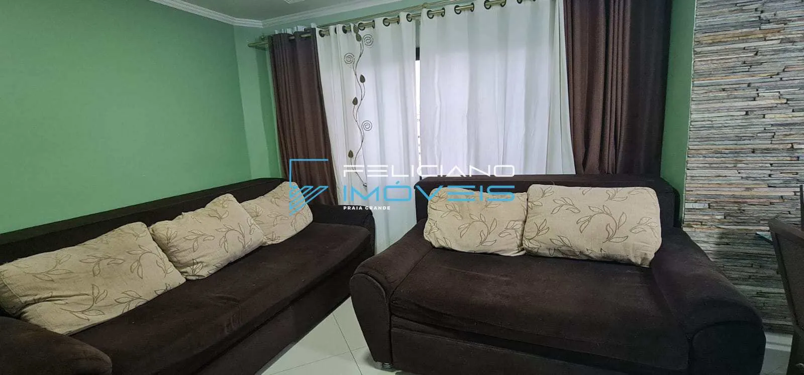 Imagem Apartamento com 3 dorms, Ocian, Praia Grande - R$ 700 mil, Cod: 1574