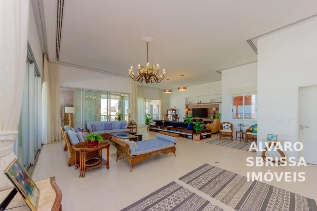 Imagem Apartamento Cobertura Penthouse pé na areia, 9 suites, 9 vagas cobertas, 696m², Riviera de São Lourenço em Bertioga SP.