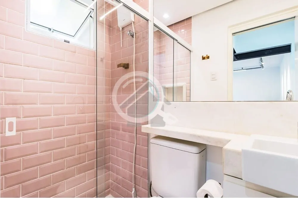 Imagem JK com 22,64m², semi mobiliado, com cozinha integrada, banheiro social e nicho para roupeiro. Perma...
