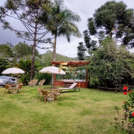 Imagem UM PARAÍSO EM MEIO A MATA ATLÂNTICA. CASA DE CAMPO MODERNA ALTO PADRÃO MOBILIADA COM PORTEIRA FECHADA.