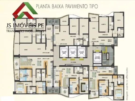 Imagem Apartamento Residencial em Recife - PE, Boa Viagem