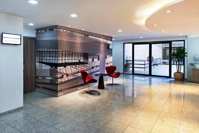 Imagem Flat disponível para venda no Mercure São Paulo Moema Times Square Hotel, com 30m², 1 dormitório e 1 vaga de garagem