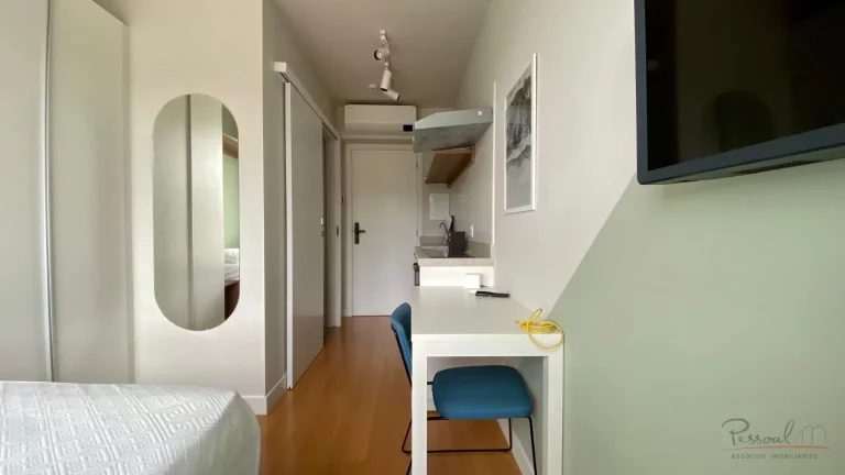 Imagem Este studio de 18m² foi pensado para quem busca praticidade e uma rotina conectada. Localizado a po...
