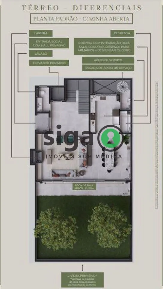 Imagem Casa em Condomínio para venda na Vila Nova Conceição 04 Suítes, São Paulo - SP