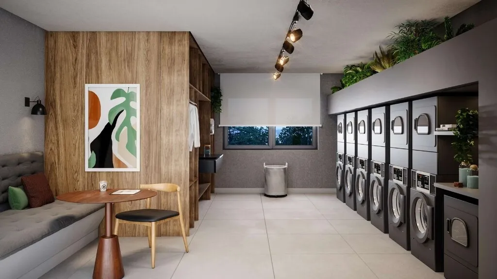 Imagem DNA de design, sofisticação e arquitetura contemporânea que interage e se insere à textura do ba...