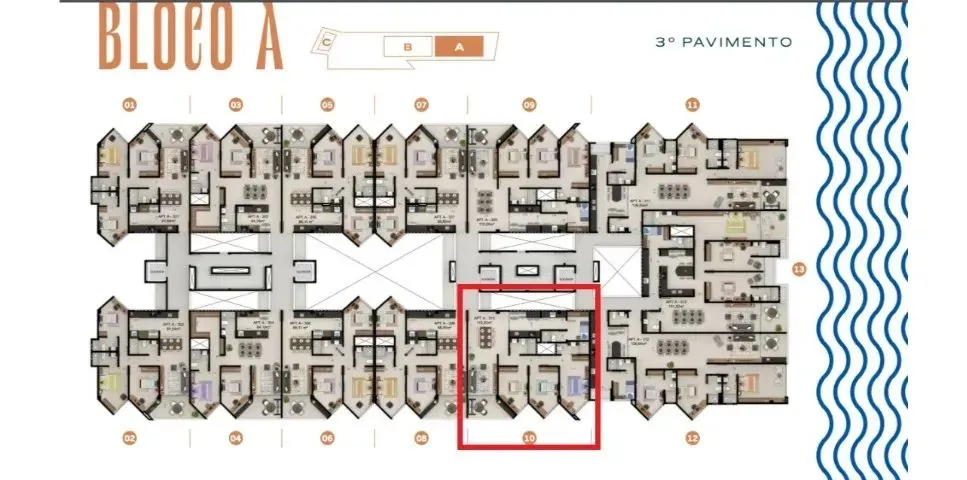 Imagem Apartamento com 3 dormitórios à venda, 110 m² por R$ 1.848.996,00 - Ponta de Campina - Cabedelo/PB