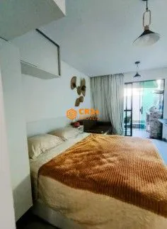 Imagem Flat à Venda com 1 quartos, 1 suíte em Porto de Galinhas- 49m²