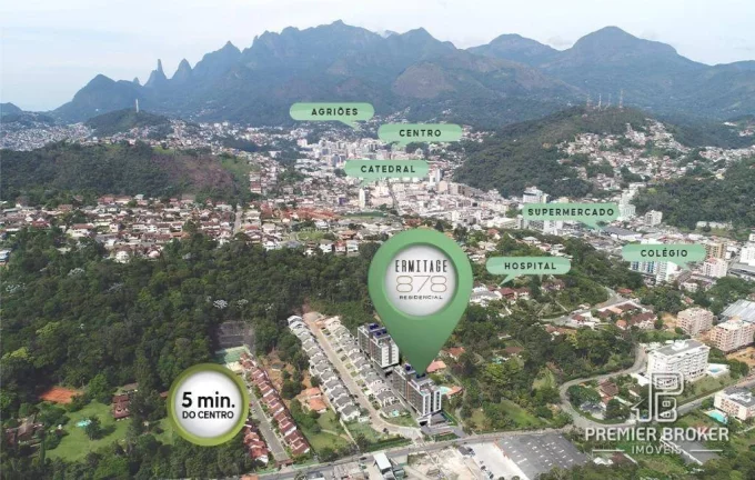 Imagem Apartamento com 3 dormitórios à venda, 76 m² por R$ 560.000,00 - Ermitage - Teresópolis/RJ