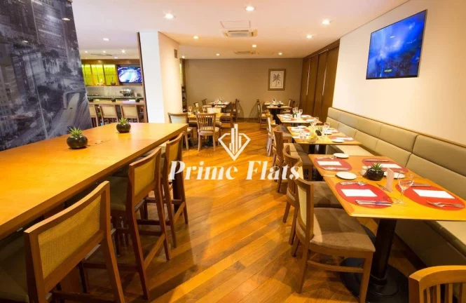 Imagem Flat disponível para venda no Marriott Executive Apartments São Paulo, com 43m², 1 dormitório e 1 vaga