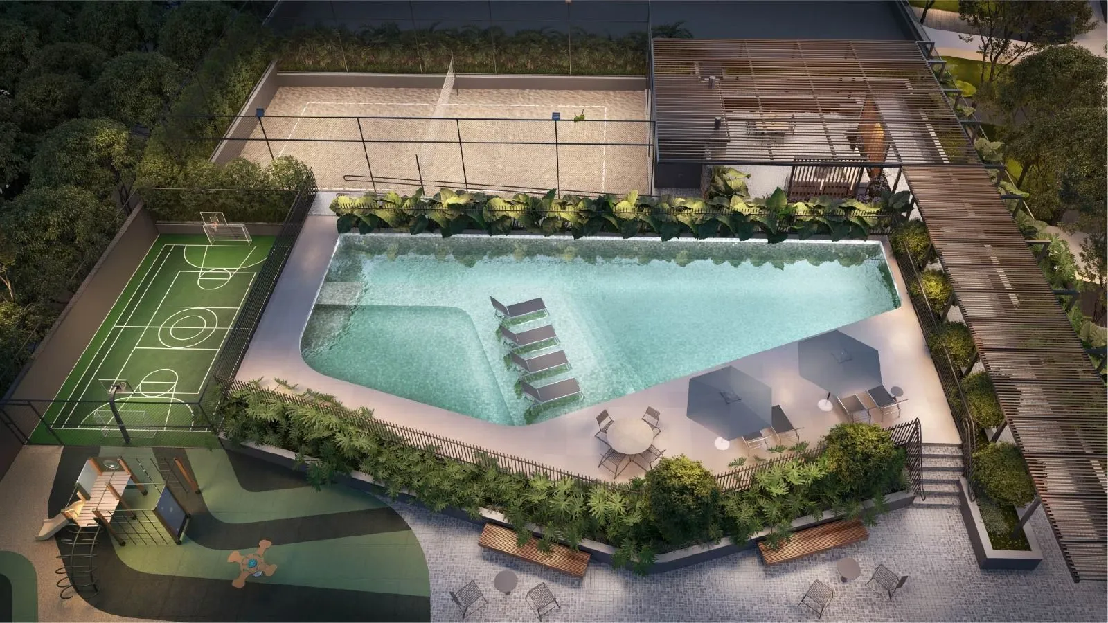 Imagem Studio com 32,7m² privativos, no Trend Downtown