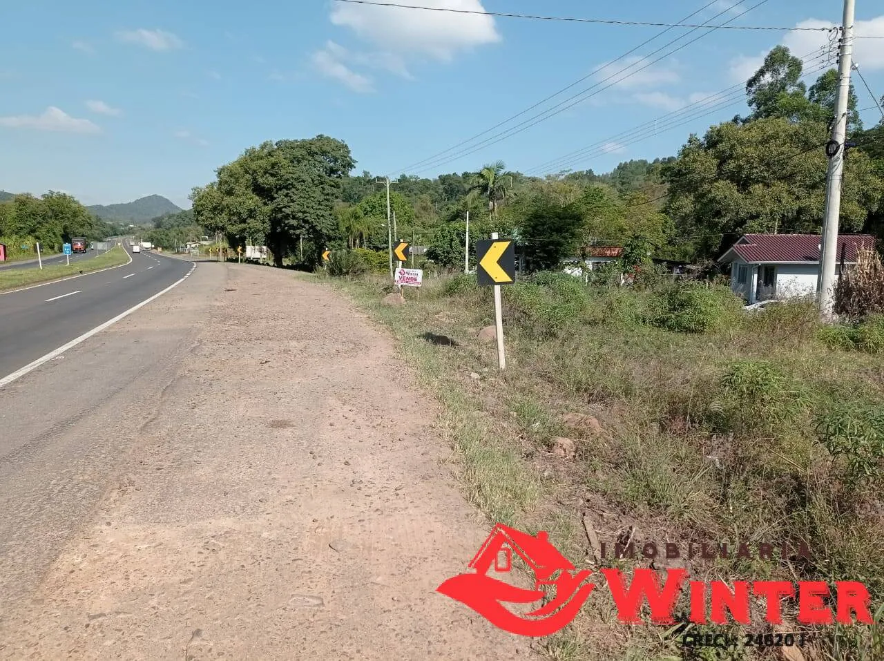 Ótimo terreno com 2.000,00m² as margens da RS 452 em Bom Princípio.
