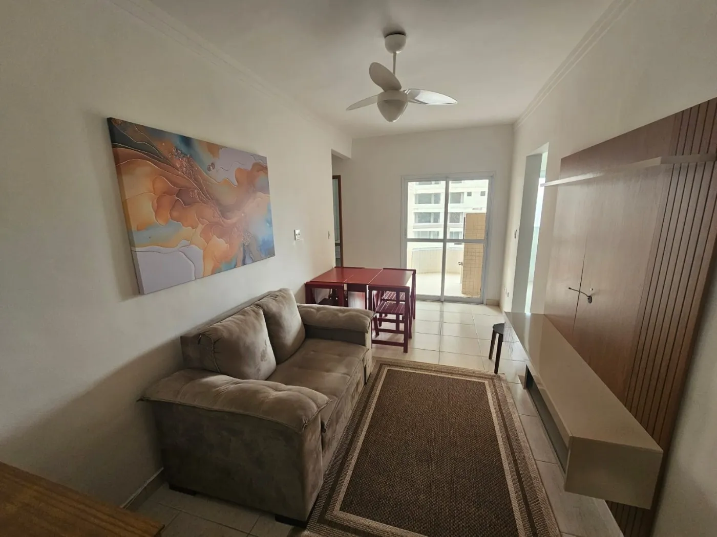 Foto do imóvel Apartamento para Venda em Praia Grande, Caiçara, 1 dormitório, 1 banheiro, 1 vaga