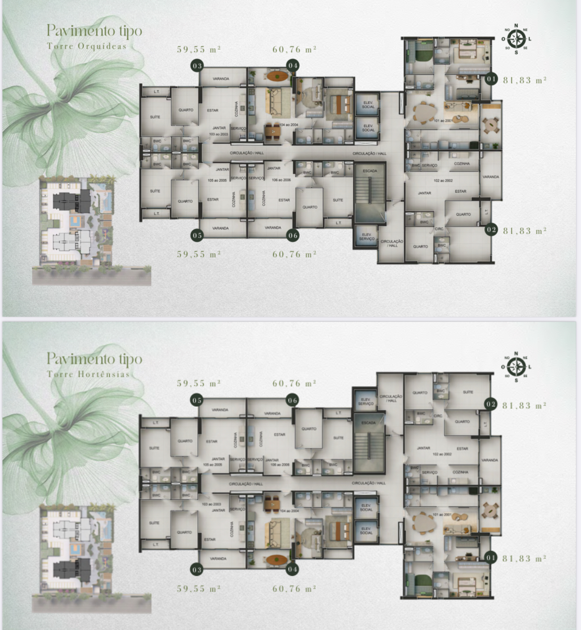 Imagem Edifício Residencial com 2 Quartos à Venda, 59 metros em Cruz das Almas - Maceió