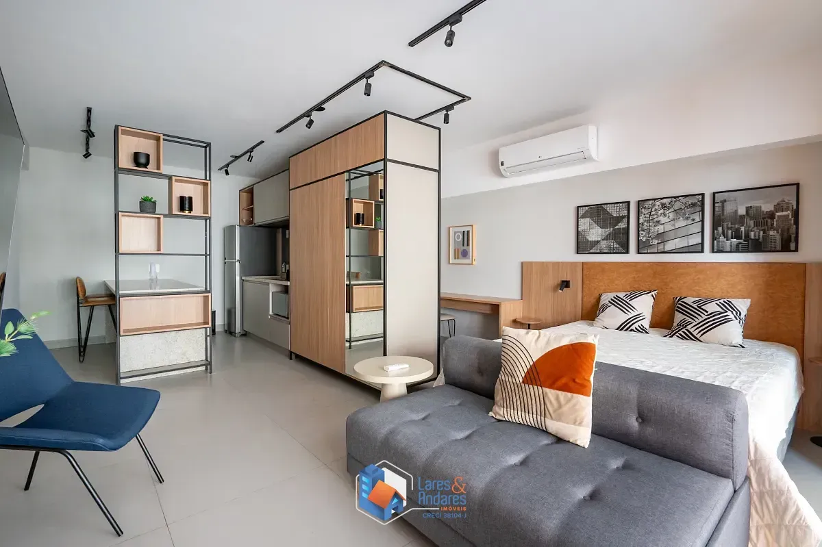 Imagem Studio para venda em Campo Belo com 1 quarto, 45m²