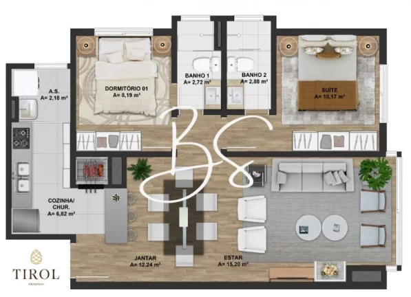 Imagem APARTAMENTO RESIDENCIAL em GRAMADO - RS, Rua Merano, 200 - Tirol