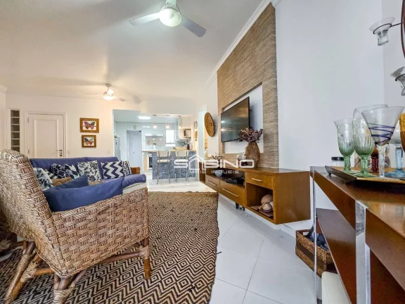 Imagem Apartamento para locação Anual, com 3 dormitórios 2 suítes 117m² - Riviera de São Lourenço Bertioga SP