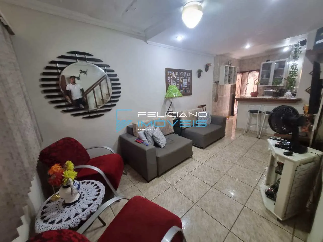 Foto do imóvel Sobrado com 2 quartos, Balneário Maracanã, Praia Grande - R$ 430 mil, Cod: 6924 em Rua Mário Daige