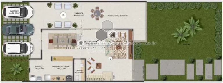 Imagem Carmel Bosque DUO - Casas duplex em condominio de luxo na sapiranga