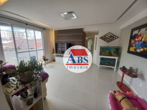Apartamento com 2 dormitórios 2 vagas à venda, 96 m² por R$ 510.000 - Campo Grande - Santos/SP Garden de Frente