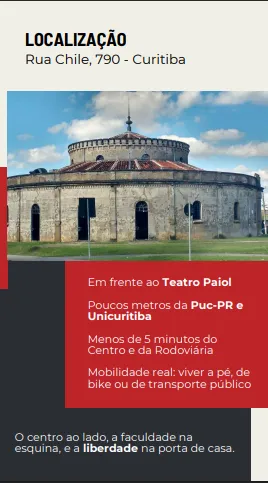 Imagem Loft para Venda em Curitiba, Rebouças, 1 dormitório, 1 banheiro