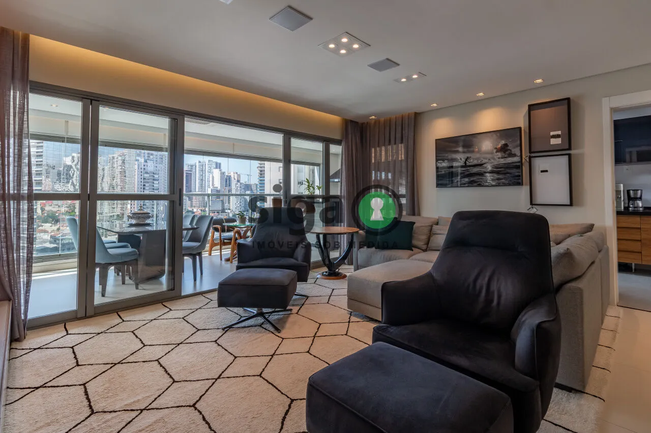 Imagem APARTAMENTO Á VENDA NO BROOKLIN, COM 3 SUÍTES, 3 VAGAS, LAZER COMPLETO COM QUADRA DE TÊNIS!
