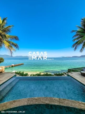 Imagem Casa Frente Mar para Temporada em Angra dos Reis / RJ no bairro Mombaça