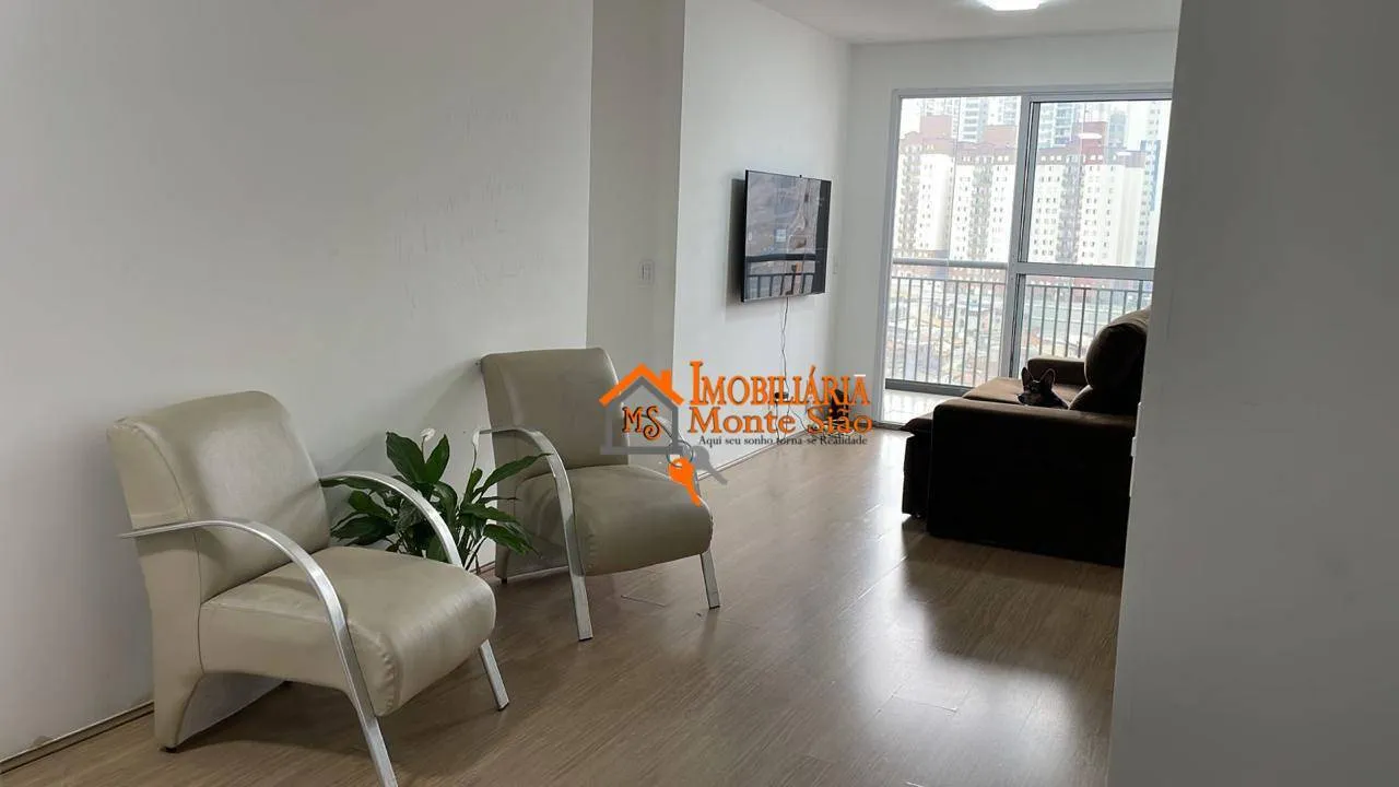 Imagem Lindo Apartamento 3 Dorms com Suíte e 2 Vagas - Moov Parque Maia - Guarulhos