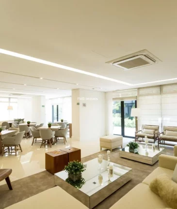 Imagem Apartamento à venda ou locação no Campo Belo com 1 quarto, 1 banheiro, 1 vaga.