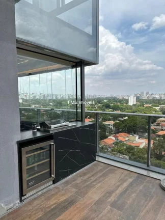 Imagem Apartamento à venda em São Paulo-SP, Pinheiros: 2 quartos, 2 suítes, 3 salas, 4 banheiros, 2 vagas de garagem, 130 m². Aproveite!