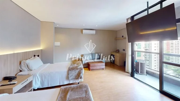 Imagem Flat disponível para venda no Hotel Address Faria Lima by Intercity, com 42m², 1 dormitório e 1 vaga