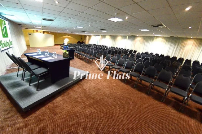 Imagem Flat disponível para venda no Holiday Inn Anhembi, com 26m², 1 dormitório e 1 vaga