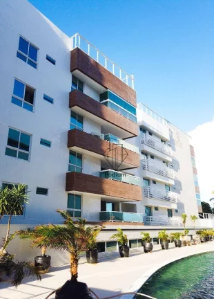Imagem Apartamentos a beira mar com área de lazer completa em Ponta de Campina / Cabedelo - AP0199