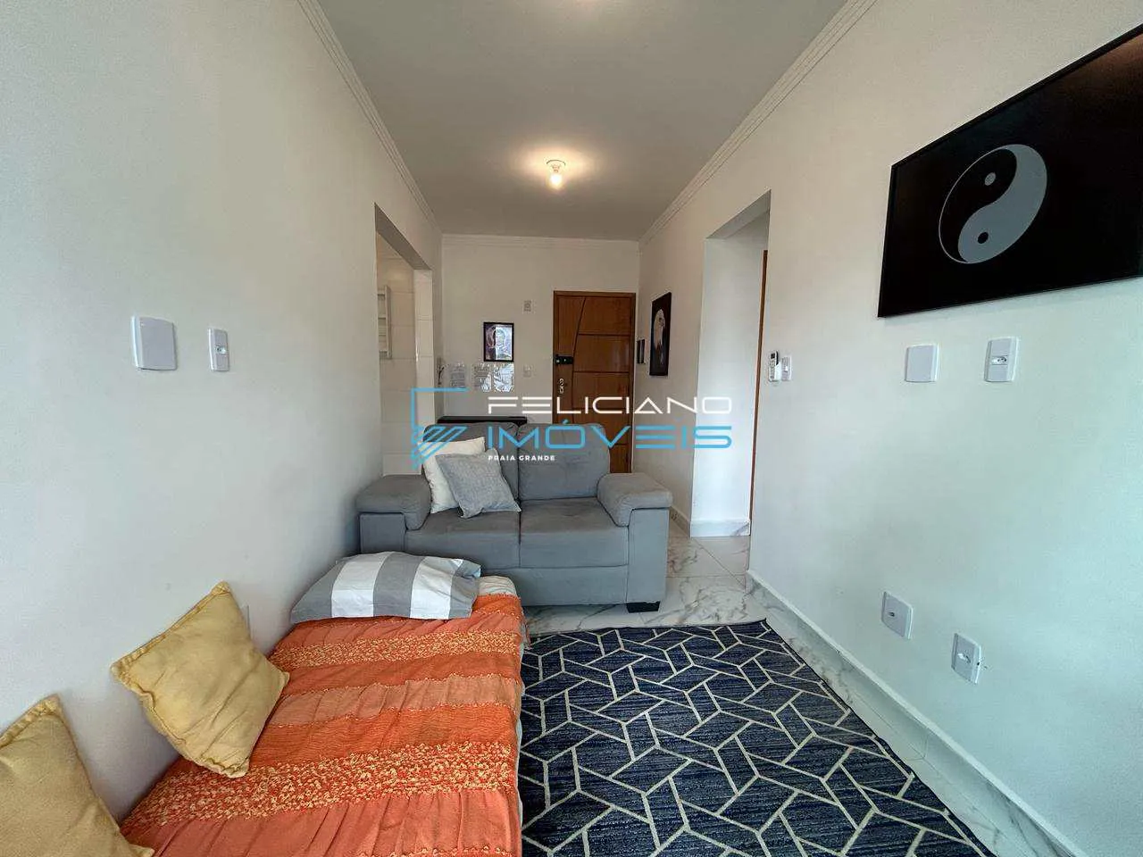 Imagem Apartamento com 1 quarto, Flórida, Praia Grande - R$ 425 mil, Cod: 7439