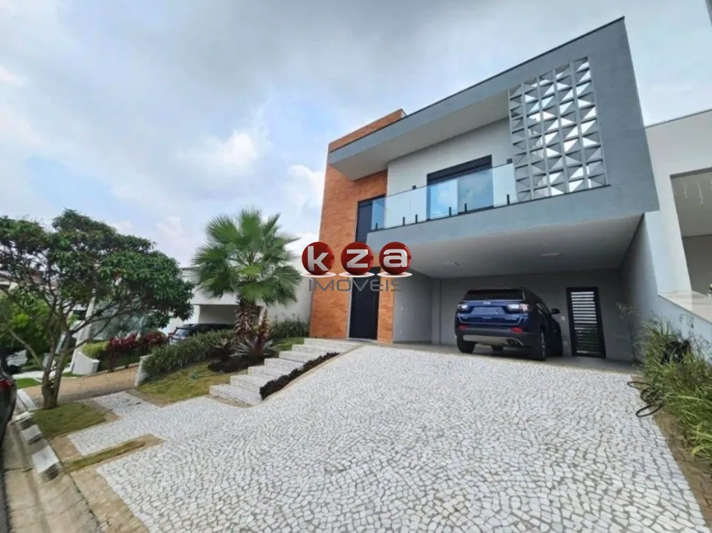Imagem Espetacular Casa em Condomínio à Venda em Valinhos-SP 3 Quartos, 3 Suítes, 3 Salas Condomínio Le Village 287m²