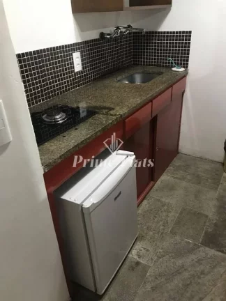 Imagem Flat disponível para locação no L'Hermitage Flat, com 58m², 1 dormitório e 1 vaga