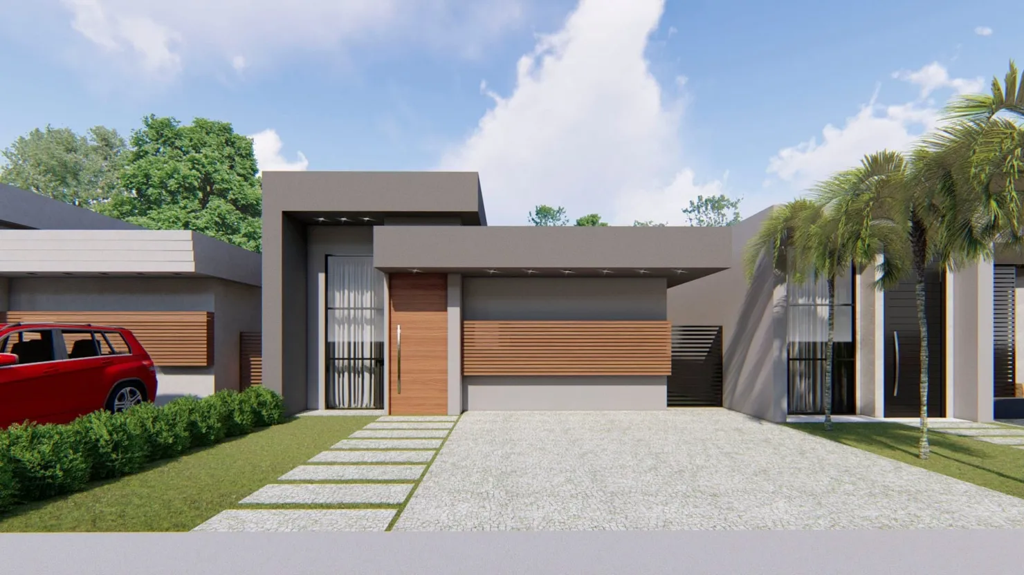 Foto do imóvel Casa à venda e locação 3 Quartos, 1 Suite, 2 Vagas, 250M², Parque Lago Azul, Pindamonhangaba - SP | Vita Village - Pindamonhangaba